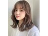 【くっきりコントラスト】Wカラーハイライト＋カット￥22000→￥20000