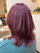 トランクゥイル(TranQuil) 大人かわいいラベンダーピンク×ネオウルフくびれ巻き20代30代