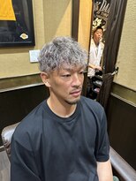 ヒロギンザバーバーショップ 大宮店(HIRO GINZA BARBER SHOP)&nbsp;パーマ　ホワイトメッシュ