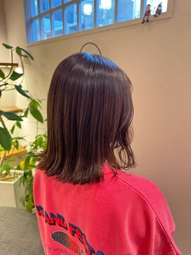 タナココロ 新丸子 バイ ムーン 武蔵小杉(tanacocolo by moon) 切りっぱなしボブ/エアリーロング/美髪のススメ/ピンクブラウン