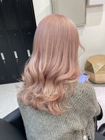 ペレ 渋谷(PELE)&nbsp;h_ デザインカラー/レイヤーカット/ウェットヘア/ベージュ