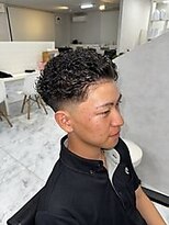 ブルーオーシャン 大牟田店(BlueOcean)&nbsp;ラルフカールパーマ&テーパーフェード