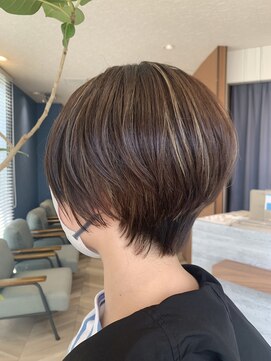 アース 三田南ウッディタウン店(HAIR&MAKE EARTH) ハイライト透け感ヘアーアッシュグレージュ