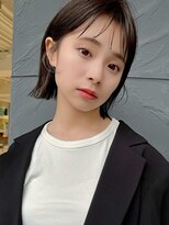 イメチェン前髪小顔ショート_銀座