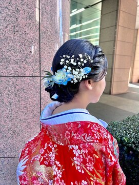 パズードコー(PSSD-CO.+5) 生花 アレンジ 色打掛 花嫁ヘア