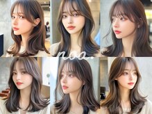 ノア(noa.)の雰囲気（もみあげ＆おくれ毛◎前髪＋韓国風お顔周りカットが大人気♪）