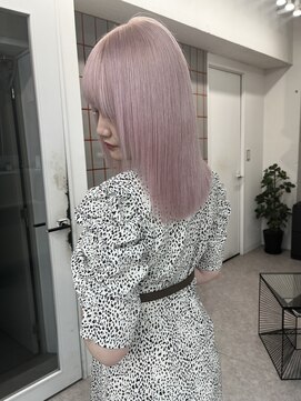 ペレ 渋谷(PELE) 着物/メルティカラー/似合わせカット/ウェーブミディアム/渋谷