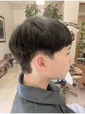 メンズのナチュラルツーブロックスタイル