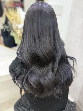 ラビス(Lovis) 黒髪カタログ/オリーブグレー/小顔ヘア/ココアベージュ