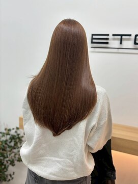 エトワ(ETOWA) 髪質改善カラー/艶髪/ストレートロング/ブラウンアッシュ