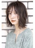 細めハイライト#韓国風巻きフィッシュボーン#刈り上げショート