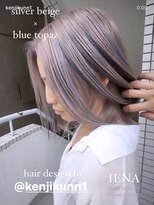 イエナ 渋谷(IENA)&nbsp;デザインカラーケアブリーチダブルカラー水色カラーペールブルー