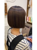 ミルク(MILK)&nbsp;縮毛矯正×ミニボブ×髪質改善トリートメント 30代40代50代