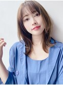 外ハネくびれミディ♪［髪質改善/池袋&目白&大塚］
