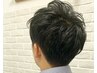 ＜理容室＞メンズカット＋白髪染め＋シェービング￥7800