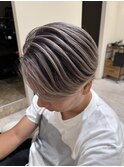 メンズハイライトバレイヤージュメッシュ