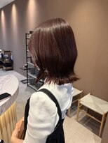 スーリール 小倉店(Sourire)&nbsp;韓国風外ハネボブ☆レッドブラウン☆20代