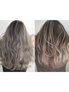 【髪質改善カラー】《髪質改善×イノアカラー》オイルで染めるから圧倒的ツヤ♪周りが憧れる美髪へ...＊