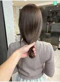 ブリーチなしカラー/グレージュ/大人ヘア/10代20代30代