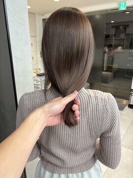 シエル バイ ケンジ 登戸 生田(CIEL by KENJE) ブリーチなしカラー/グレージュ/大人ヘア/10代20代30代