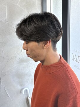 ニアウ 高崎店(Niau) MEN’S HAIR/サーフカール/刈り上げセンターパート/群馬高崎