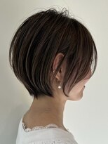 ジルブラン(JIL BLAN) ハイライトバレイヤージュダブルカラーショートカット30代40代