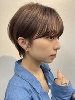 サンドイエナ 横浜店(sand yena)&nbsp;くびレイヤーボブルフネビージュ小顔ワンレンこなれミディ