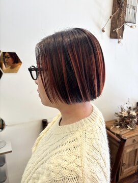 シズク(sizuk) ボブ×プレイングカラー