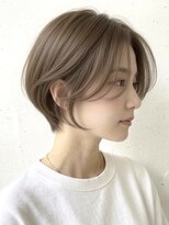 ノア 三宮店(NOA)&nbsp;【NOA】小顔ショートボブ透明感ベージュ髪質改善