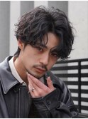 渋谷メンズパーマツイストスパイラルパーマ波巻きパーマツイスパ