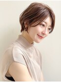 ♪前下がりショートボブハンサムショートカット上手い錦糸町ケア
