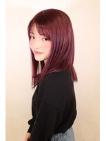 シエ バイ ケンジ 湘南台(sie by KENJE) ダークパープル/ナチュラルショート/夏のヘアアレンジ/湘南台