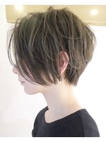 ダルシット(dulcet★★★)&nbsp;【★★★】外国人風フリンジショート×グレージュカラー