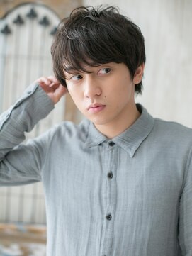 モッズヘア メン 南越谷南口店(mod's hair men) ラフ感で遊ぶ!サイドパート無造作ショートd