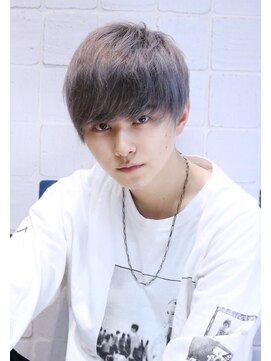 ストレートマッシュ ワックスなし ノーセット グレージュ L ネイビー Navy のヘアカタログ ホットペッパービューティー