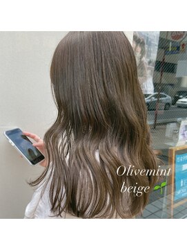 ヒップスデコ(Hip's deco) 【ブリーチなし】オリーブベージュ