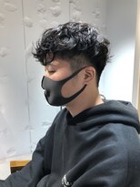 メルト 吉祥寺(melt)&nbsp;【長谷川愛】モヒカン風ショートニュアンスパーマ刈り上げ