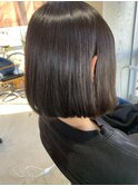内巻きボブ
