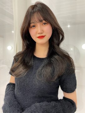 クイーン バイ ノイズ 西院(QUEEN by noism) 韓国大宮顔周りレイヤーカットウルフカットワンホンヘア