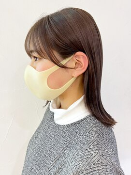 アイティーバイアルバム 下北沢店(IT by ALBUM) ショコラテ_グレージュカラーボブウルフココアベージュ_ba381642