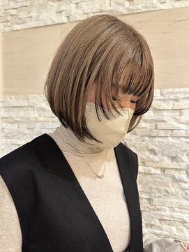 ネオリーブギンザ 銀座店(Neolive GINZA) 裾カラー×ミルクティーベージュ【銀座/髪質改善/銀座駅】