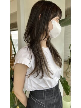 ヌー 代官山(nuu) ・ヘルシースタイルショコラアッシュレイヤーロングウルフ