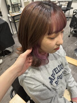 ココット 京橋店(cocotte) インナーカラー ラベンダー