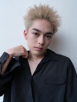 イオ 本厚木(io)&nbsp;メンズスパイキーショート刈り上げ短髪ハイトーン