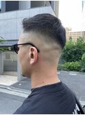フェードカットクロップスタイルバーバーヘア刈り上げビジネス