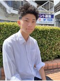 メンズカット スパイキーショート ザクザクショート 眉毛