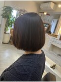 ナチュラル縮毛矯正×ボブ