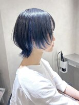ユーフォリア 新宿店(Euphoria) 大人可愛い寒色系透明感カラーショートボブレイヤーウルフ