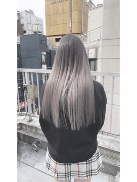 ルフレ 新宿歌舞伎町店(Reflet) プルエクステ/グレーアッシュ/ダブルカラー/髪質改善