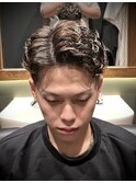 <理容室>メンズ　パーマ　フェード　スキンフェード　七三